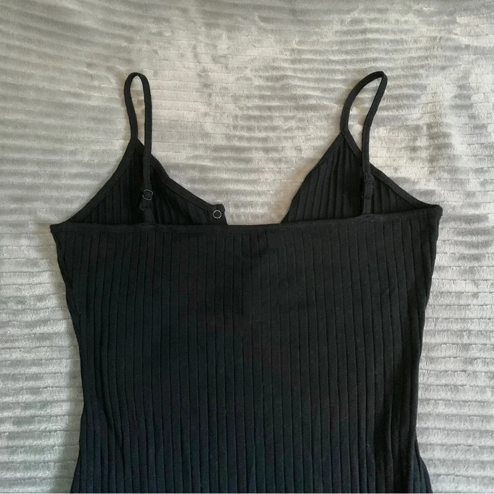 Black Ribbed Dress - Picture 2 of 2